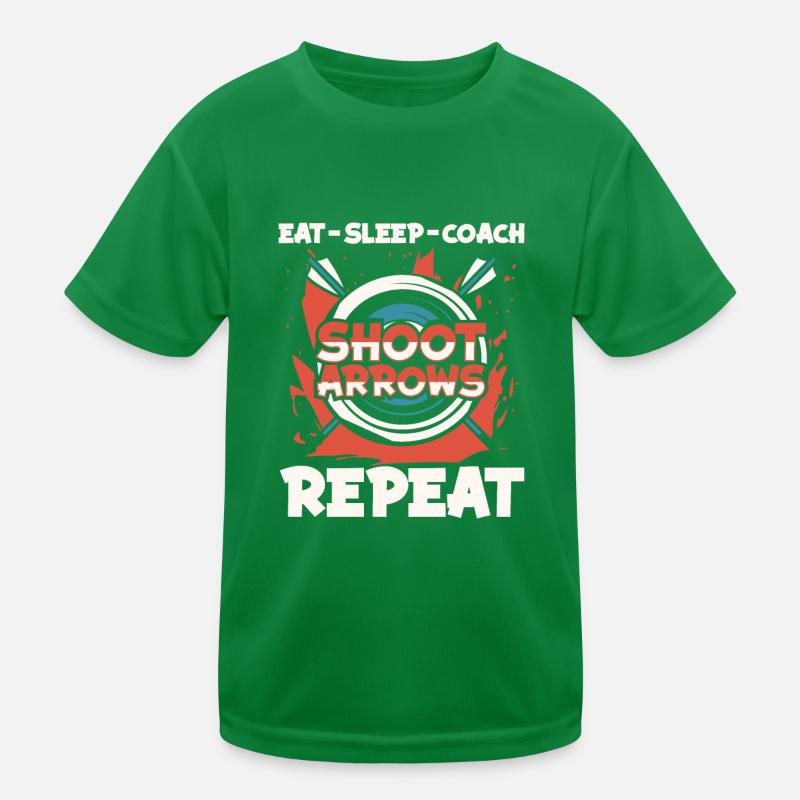 Archer Archery Arrow Archery Archery Kids Functional T-Shirt