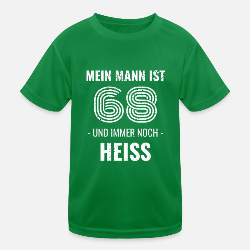 68 Jahre Geburtstag Ehemann Geschenk Kinder Funktions-T-Shirt