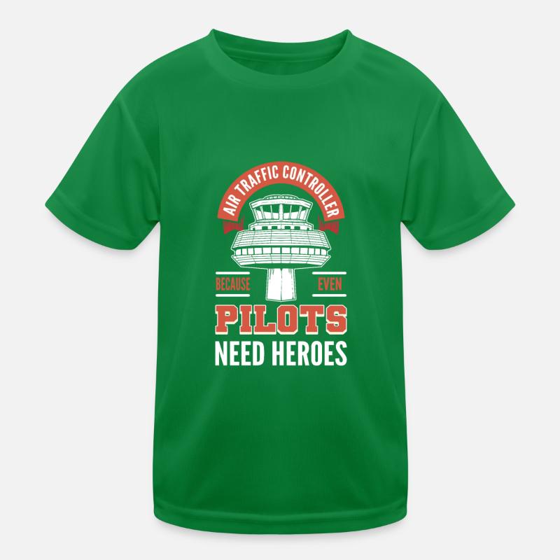 Air Traffic Controller Because Even Pilots Need Kids Functional T-Shirt