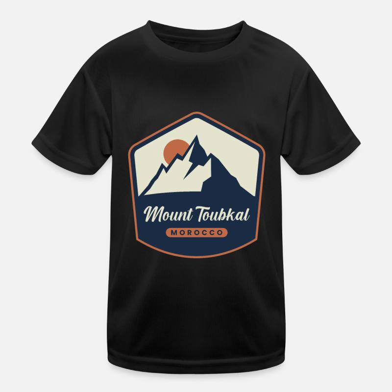 Berg Toubkal - Marokko Kinder Funktions-T-Shirt
