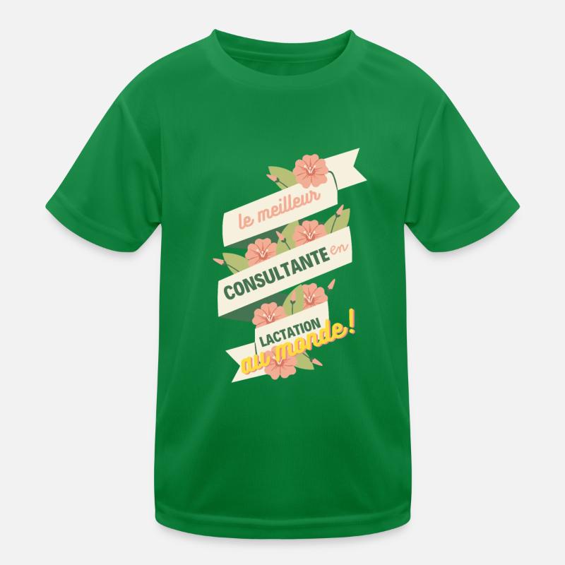 Lactation consultant breastfeeding support IBCLC Kids Functional T-Shirt