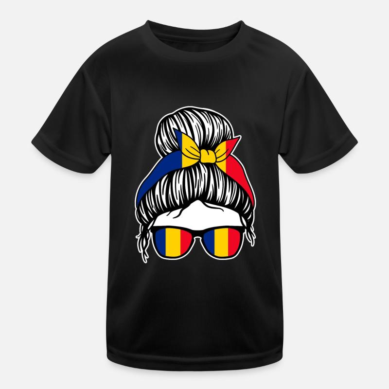 Romanian Romanian Romania Kids Functional T-Shirt