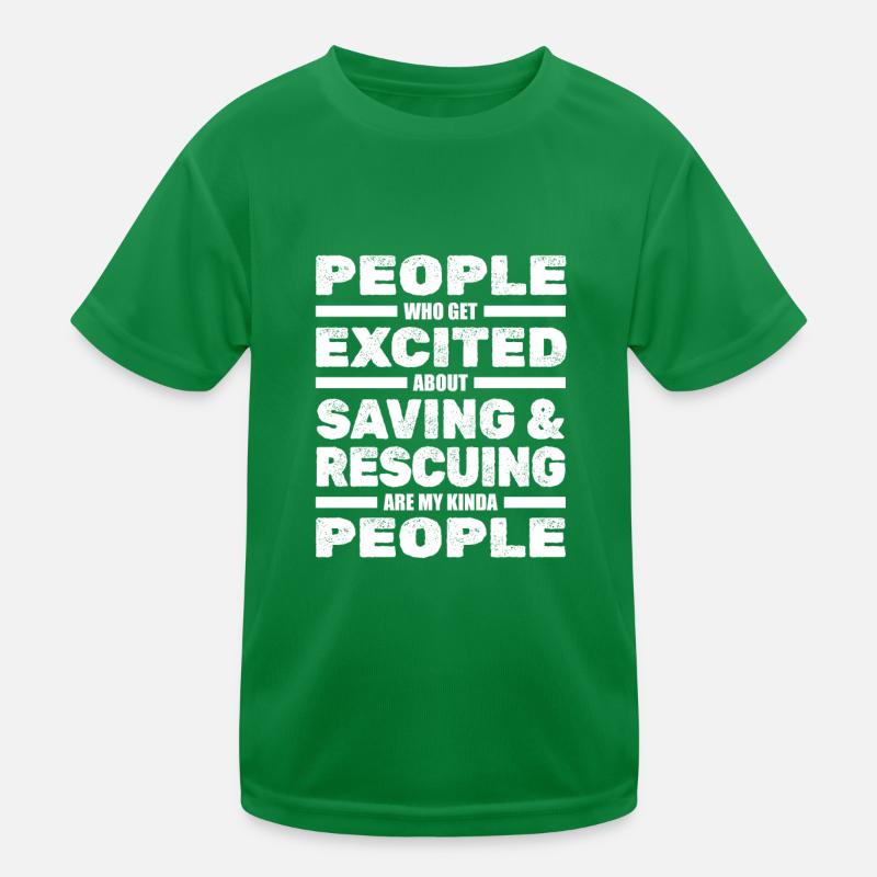 Ambulance Service Emergency Paramedic Paramedic Kids Functional T-Shirt