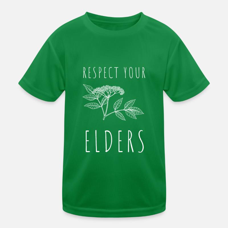 Elderberry Syrup Drink Flu Sambucus Homeopath Kids Functional T-Shirt