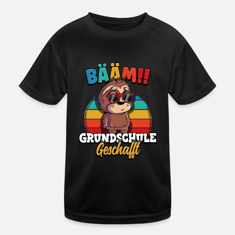 Bääm Grundschule Geschafft Kinder Funktions-T-Shirt