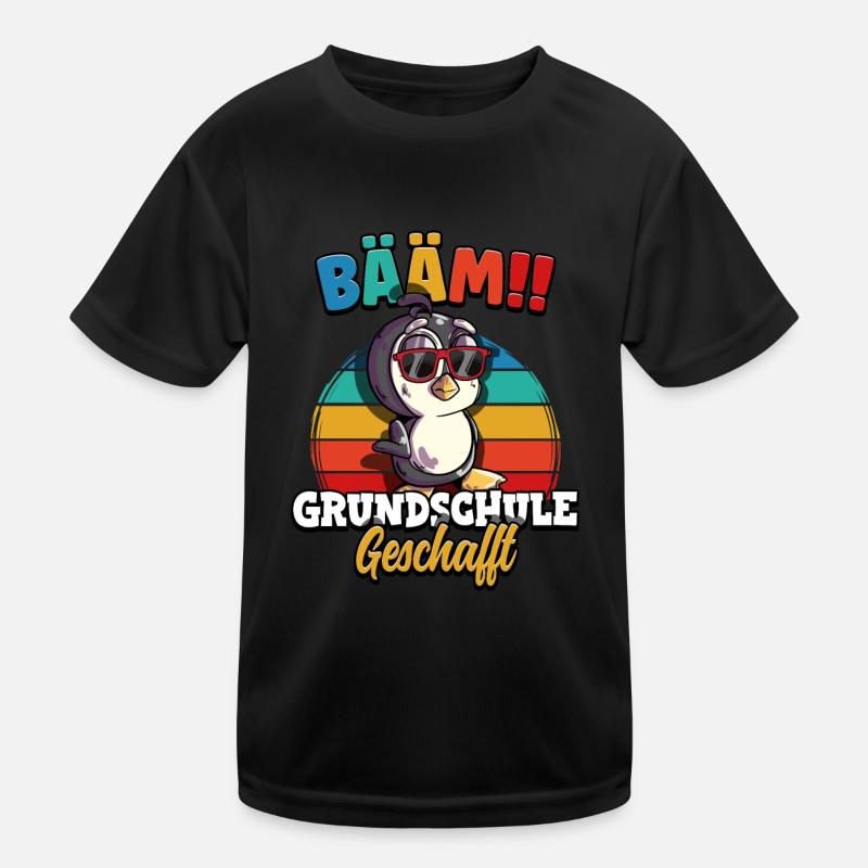 Bääm Grundschule Geschafft Kinder Funktions-T-Shirt