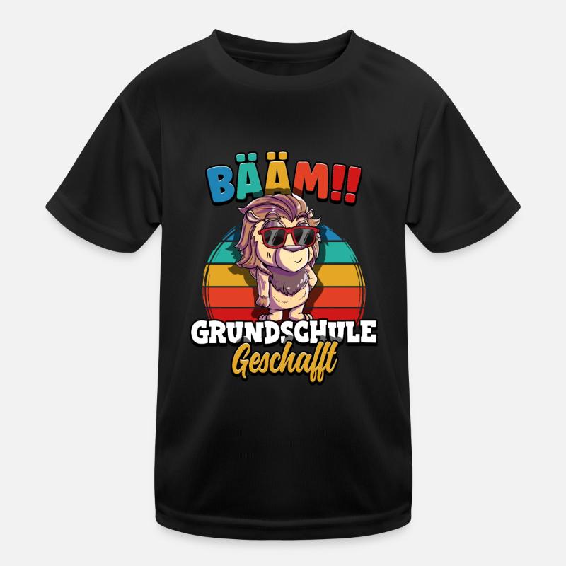 Bääm Grundschule Geschafft Kinder Funktions-T-Shirt
