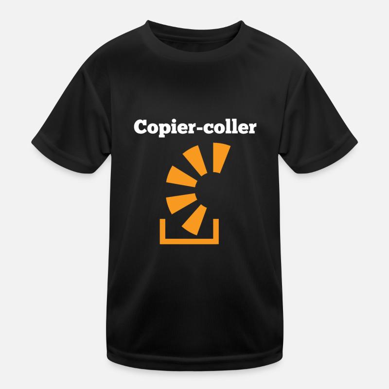 Copier Coller Programmer Software Developer Nerd G Kinder Funktions-T-Shirt