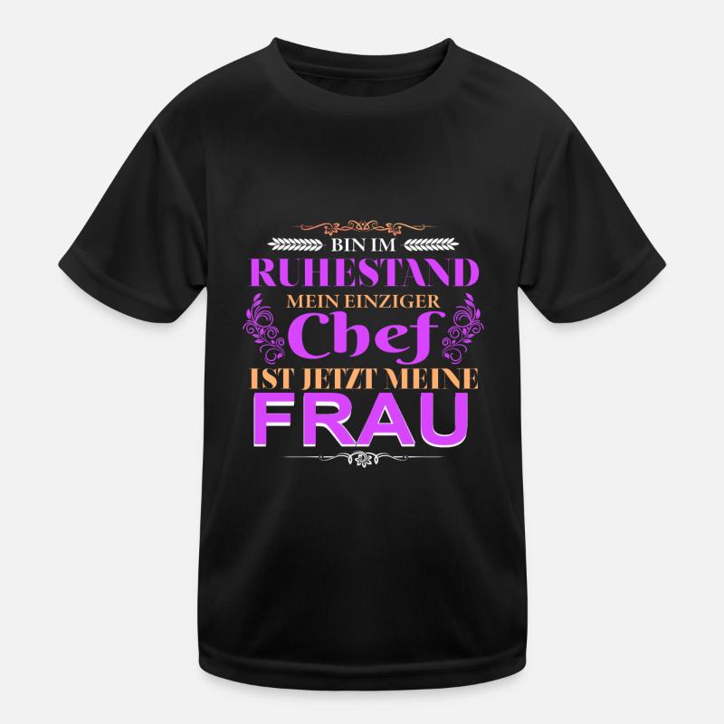 Ruhestand Kinder Funktions-T-Shirt