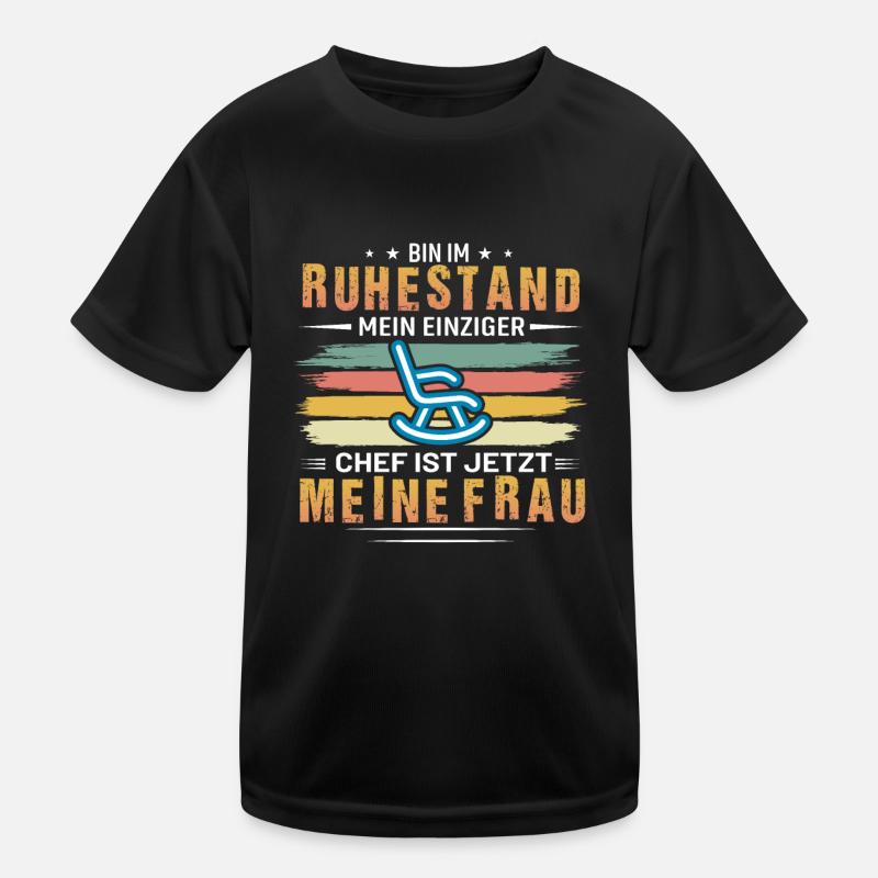 Ruhestand Kinder Funktions-T-Shirt