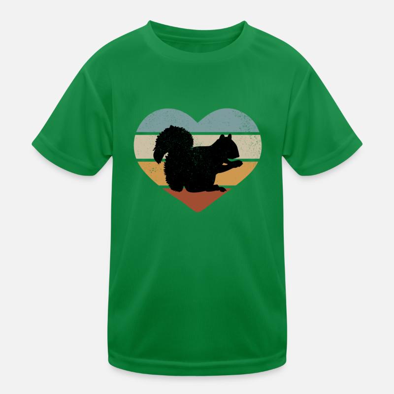 Amoureux des écureuils, mignon T-shirt sport Enfant