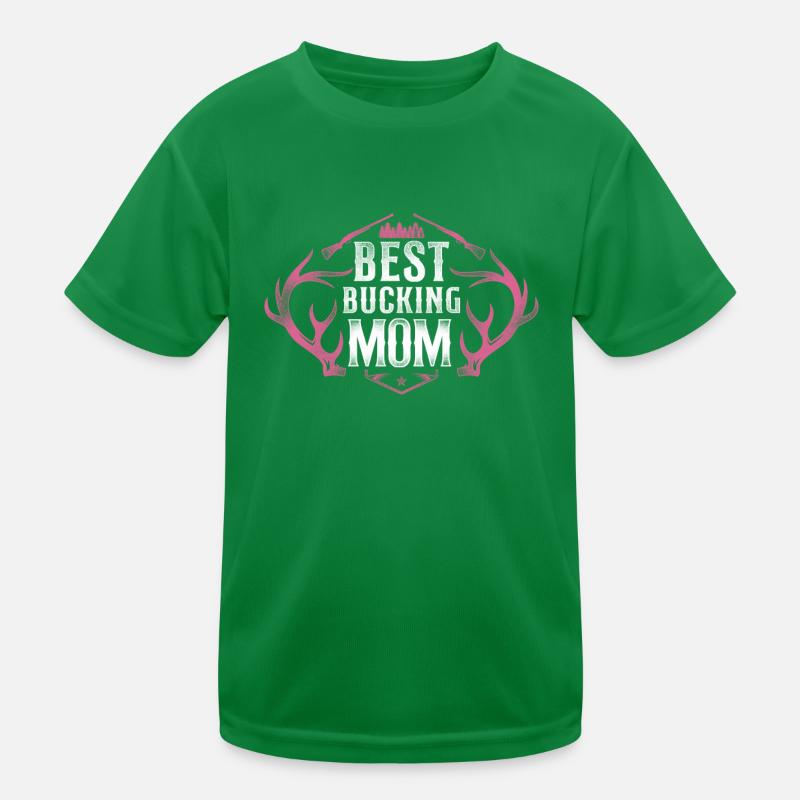 Buck Deer Chasse Hunter Mère T-shirt sport Enfant