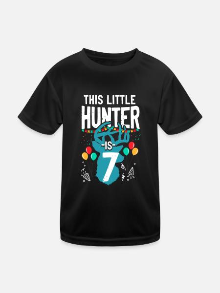Buck Deer Chasse Hunter Kid - T-shirt sport Enfant - noir - Devant
