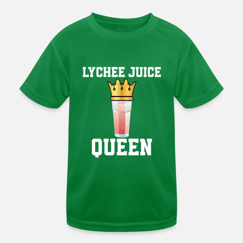 Lychee Saft Königin Kinder Funktions-T-Shirt