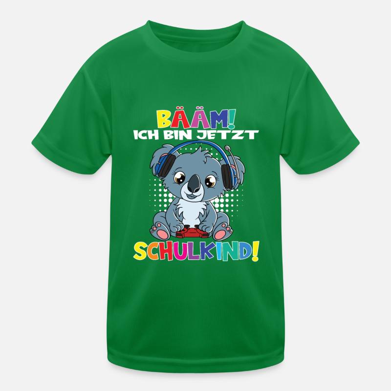 Bääm! Ich Bin Jetzt Schulkind Einschulung Kinder Funktions-T-Shirt