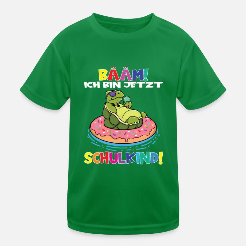 Bääm! Ich Bin Jetzt Schulkind Einschulung Kinder Funktions-T-Shirt