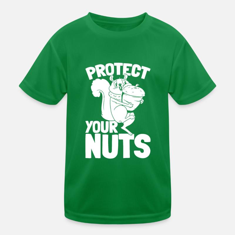 Funny Squirrel Lover - Protect Your Kids Functional T-Shirt