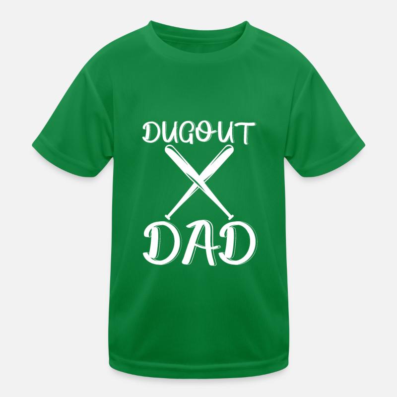 Dugout Dad Kinder Funktions-T-Shirt