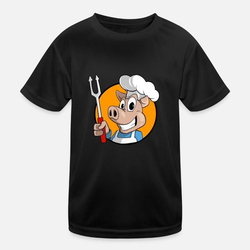 BBQ bbq de porc T-shirt sport Enfant