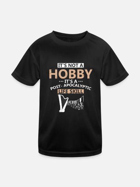 Conceptions de harpiste pour conceptions de harpiste - T-shirt sport Enfant - noir - Devant