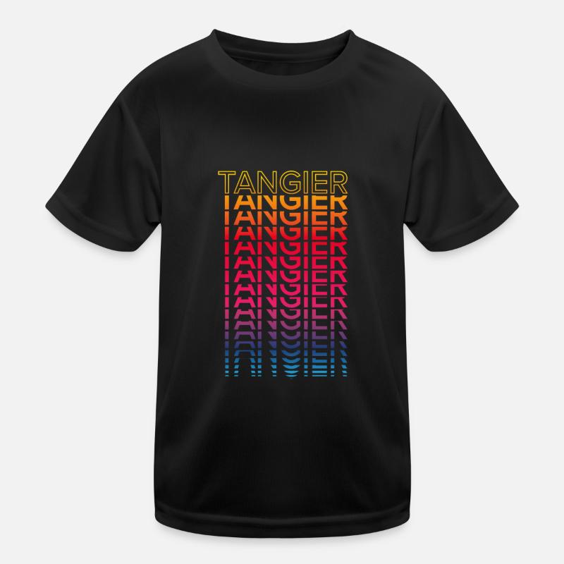 Ville rétro nostalgique - Rainbow Tangier T-shirt sport Enfant