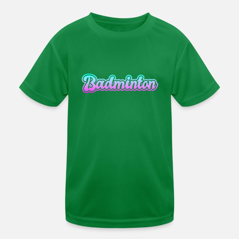 badminton Kinder Funktions-T-Shirt