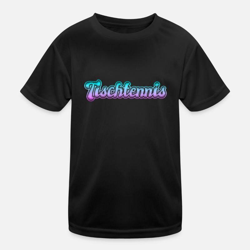 Tischtennis Kinder Funktions-T-Shirt