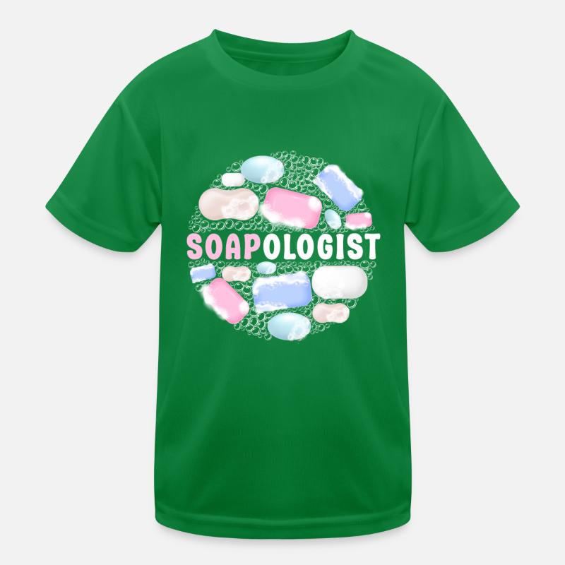 Soap Making Crafting Soapologist Kinder Funktions-T-Shirt