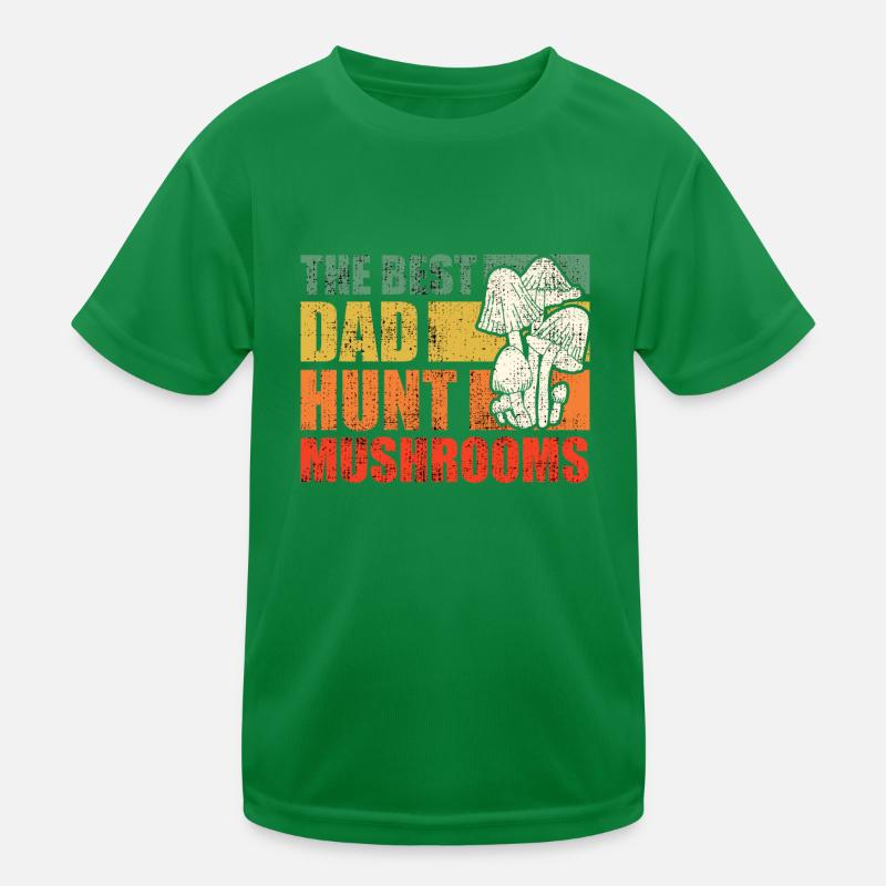 Cueilleur de champignons Papa T-shirt sport Enfant