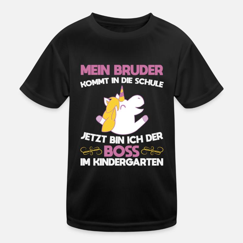 Mein Bruder Kommt In Die Schule Kindergarten Kinder Funktions-T-Shirt