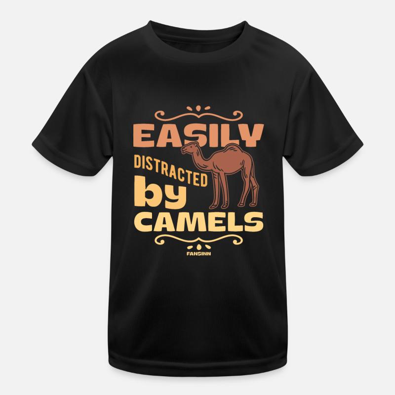 Facilement distrait par les chameaux T-shirt sport Enfant