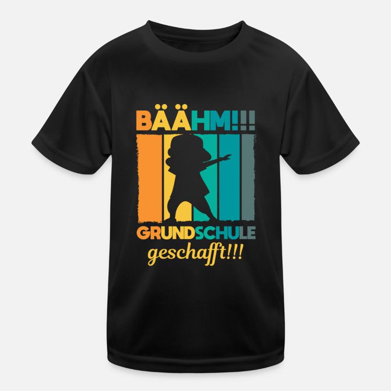 Grundschule Schulkind Schule Abgänger Absolvent Kinder Funktions-T-Shirt