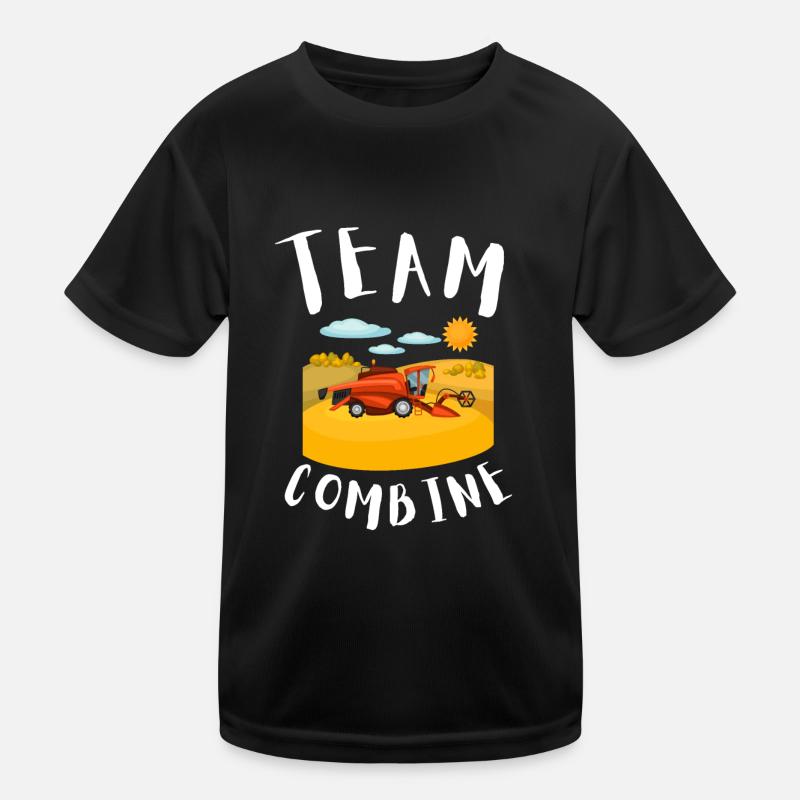 Farming Combine Harvester Driver Agriculture Kinder Funktions-T-Shirt