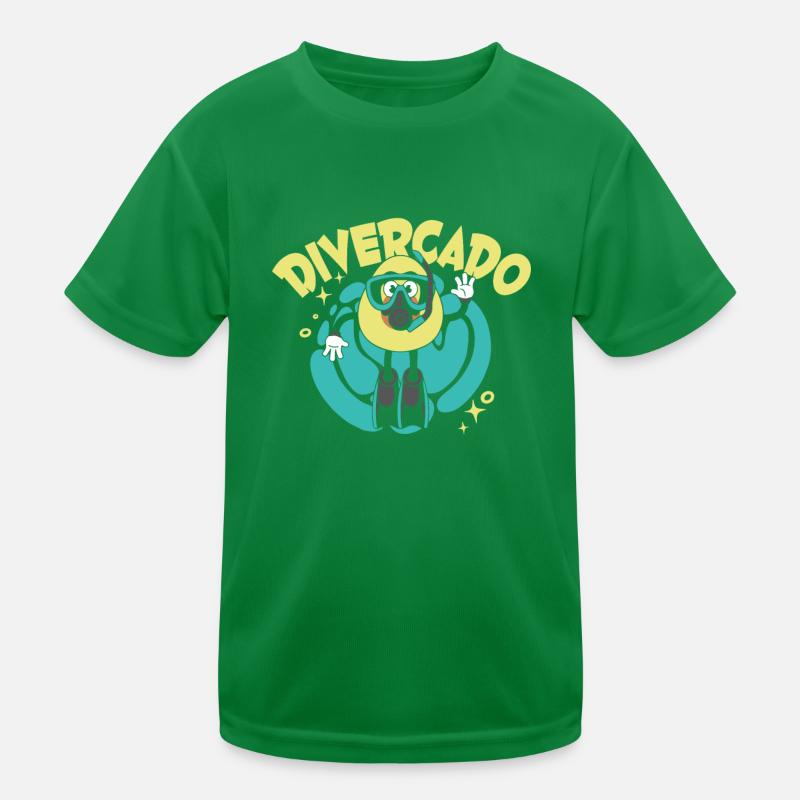 Plongée sous-marine Plongeurs Plongée T-shirt sport Enfant