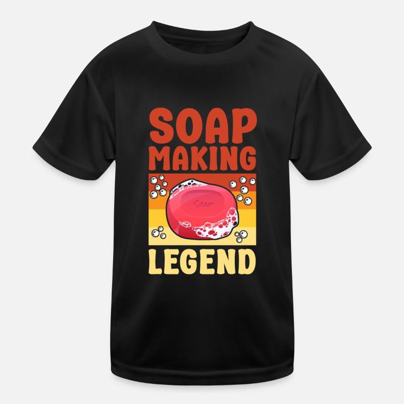 Fabrication de savon Artisanat Savon rétro T-shirt sport Enfant