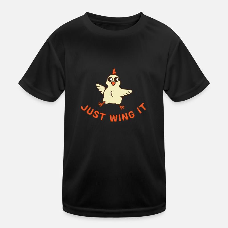 Chicken Wings Fried Chicken And Chicken Nuggets Kids Functional T-Shirt