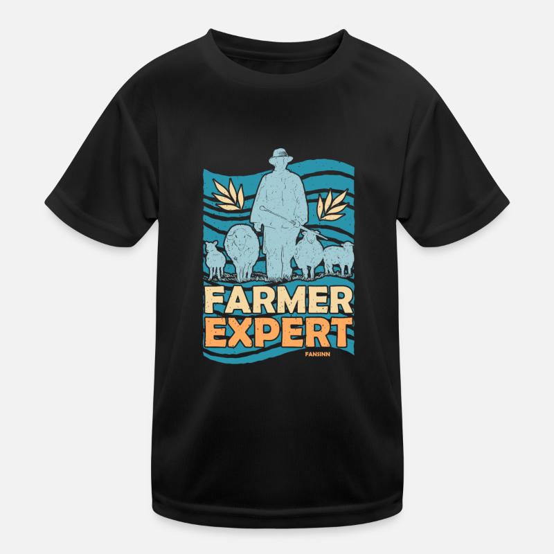 Farmer Expert Kids Functional T-Shirt