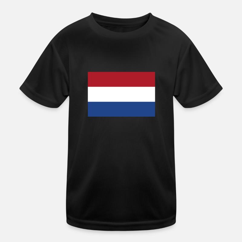 Netherlands Flag Netherlands Holland Dutch Kids Functional T-Shirt