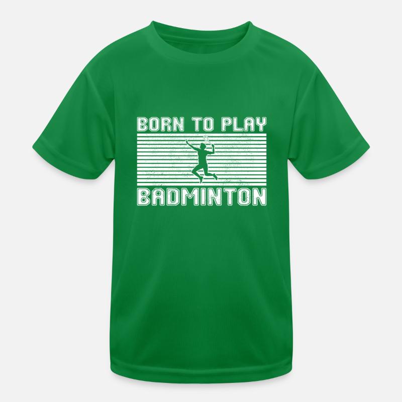 badminton Kinder Funktions-T-Shirt