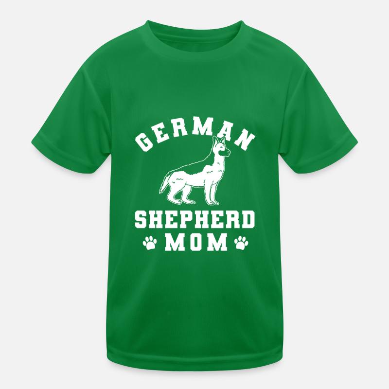 German Shepherd Mom Kinder Funktions-T-Shirt