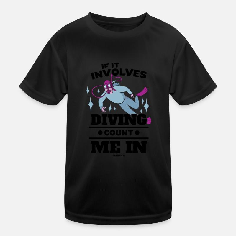 Tauchen Kinder Funktions-T-Shirt