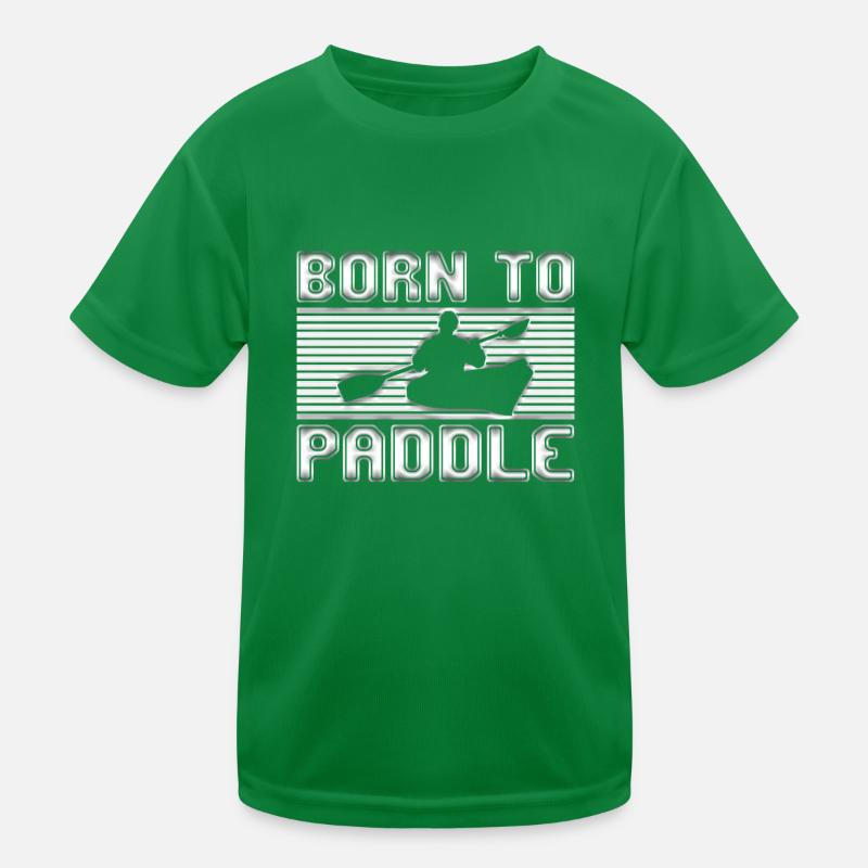 Canoeing Kids Functional T-Shirt