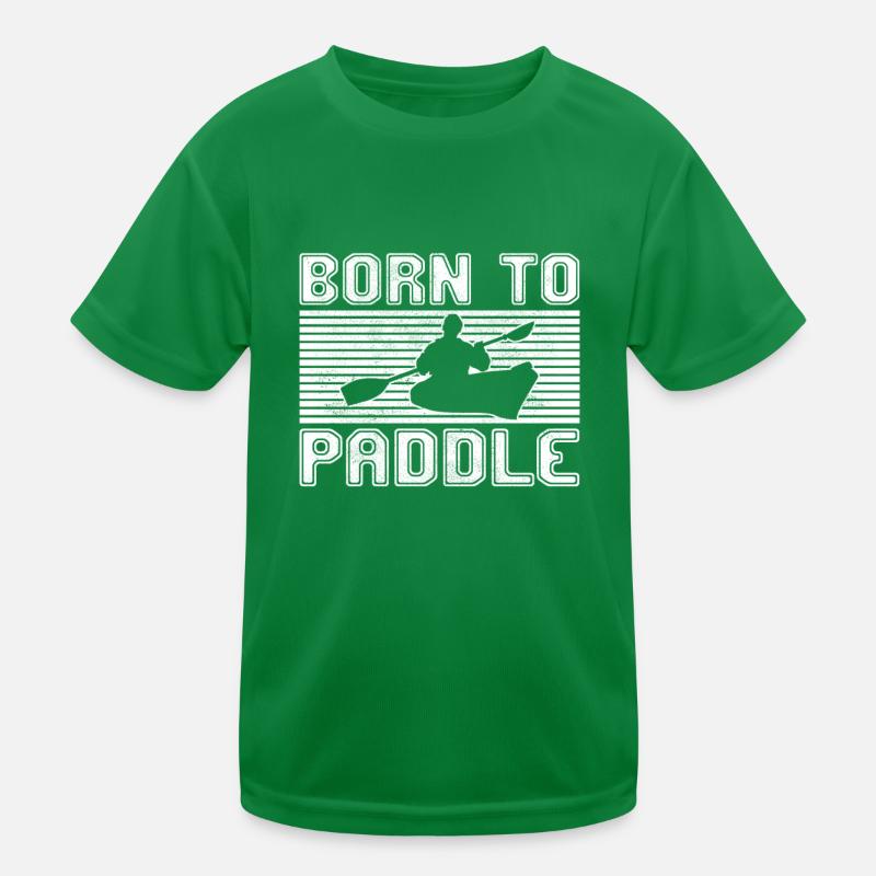 Canoeing Kids Functional T-Shirt
