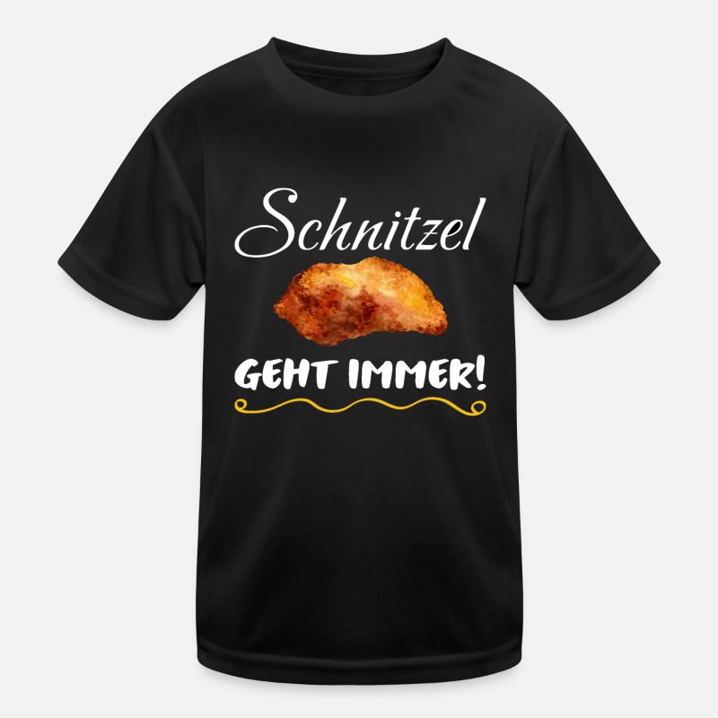 Schnitzel geht IMMER! Kinder Funktions-T-Shirt