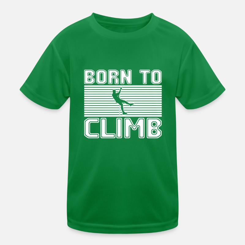Klettern Kinder Funktions-T-Shirt
