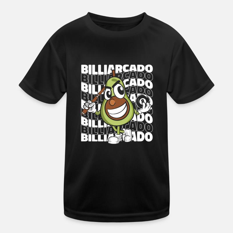 Billard 8-Ball Kinder Funktions-T-Shirt