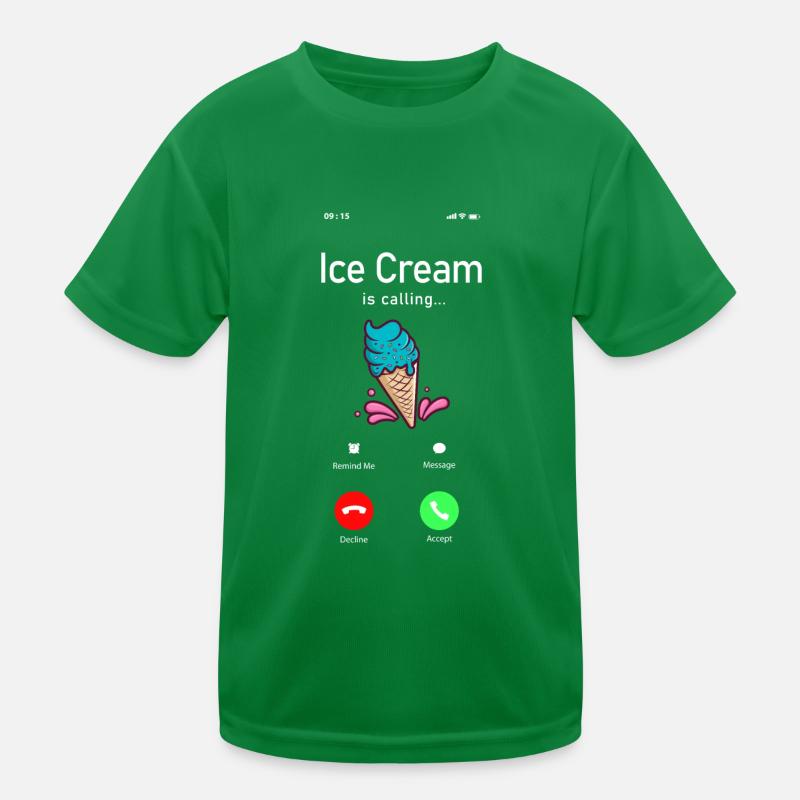 Ice Cream Phone Display Cone Ice Kinder Funktions-T-Shirt