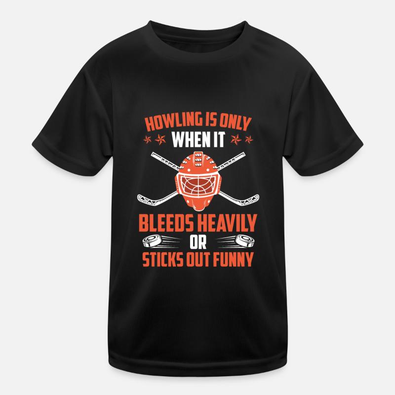 Howling is when it bleeds or stands out strangely Kids Functional T-Shirt