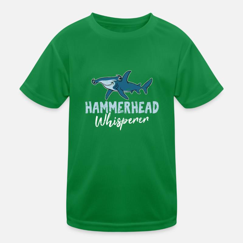 Hammerhead Whisperer Hammerhead Shark Sphyrna Funn Kids Functional T-Shirt