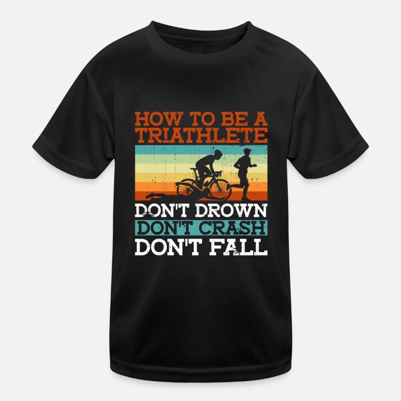 Cadeau de triathlète d’entraînement de triathlon T-shirt sport Enfant